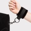 DOMINIX Deluxe Large Inflatable Wedge, Handcuff and Blindfold Set