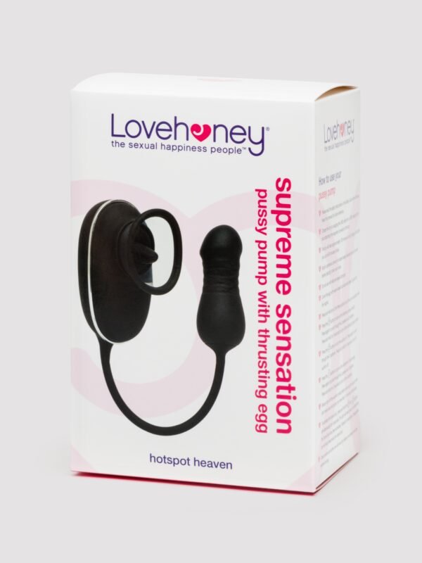 Lovehoney Supreme Sensation Rechargeable Pussy Pump with Thrusting Egg