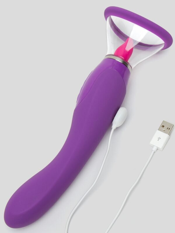 Fantasy for Her Vibrating Pussy Pump and Tongue Vibrator Kit
