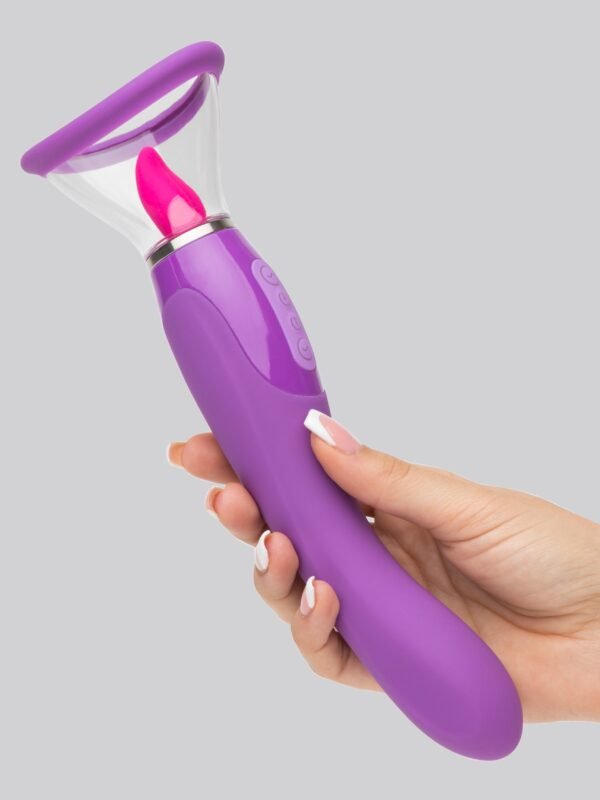 Fantasy for Her Vibrating Pussy Pump and Tongue Vibrator Kit