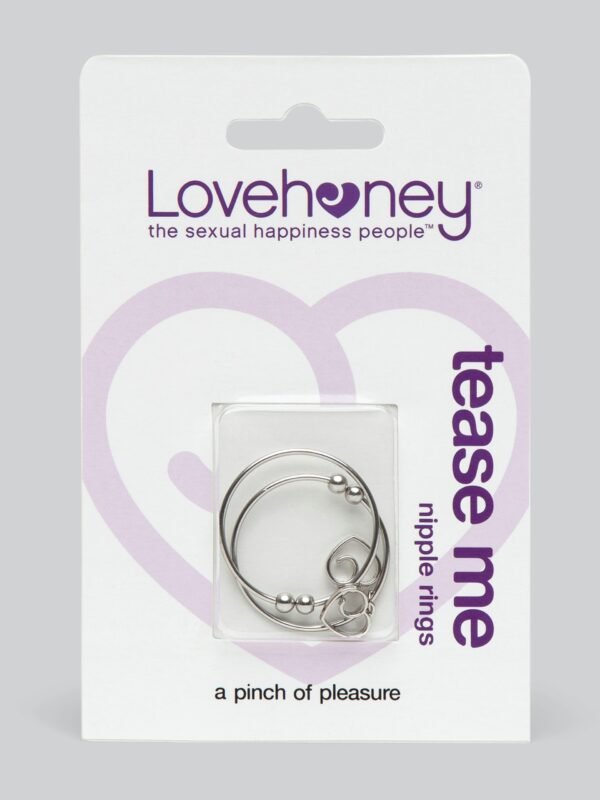 Lovehoney Tease Me Advanced Nipple Clamps with Heart Charms