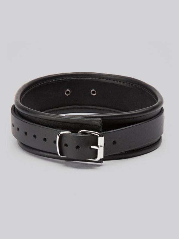 DOMINIX Deluxe Leather Collar with Nipple Clamps
