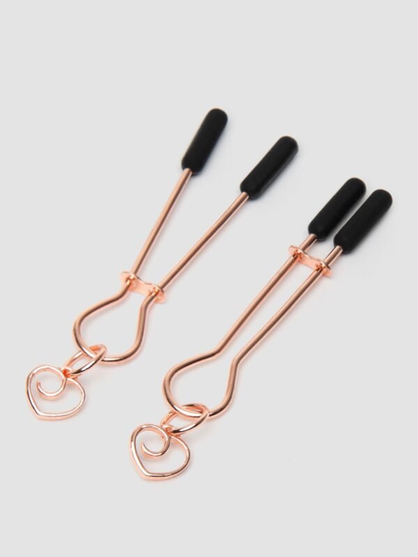 a45459g81919_2 Bondage Boutique Rose Gold Adjustable Nipple Clamps