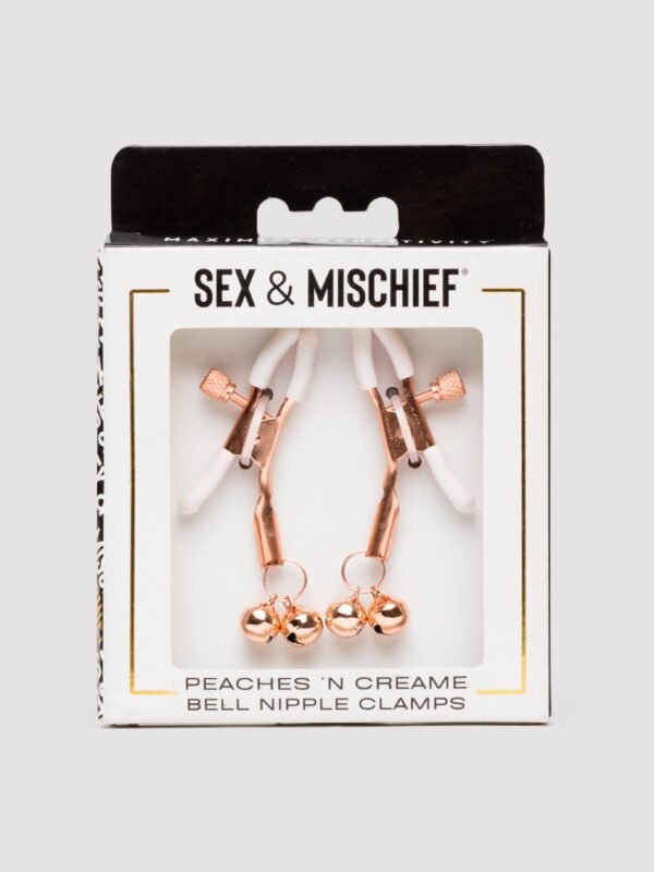 Sportsheets Peaches 'n CreMe Bell Nipple Clamps