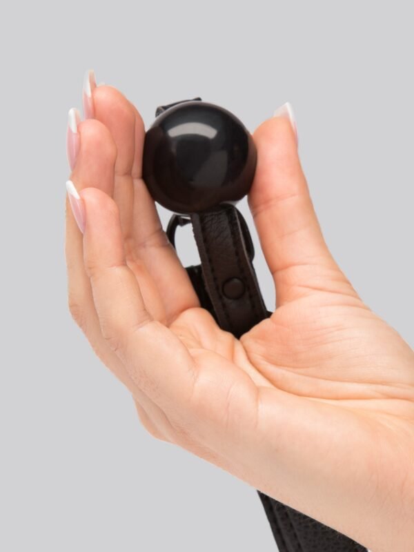 Bondage Boutique Faux Leather Small Ball Gag