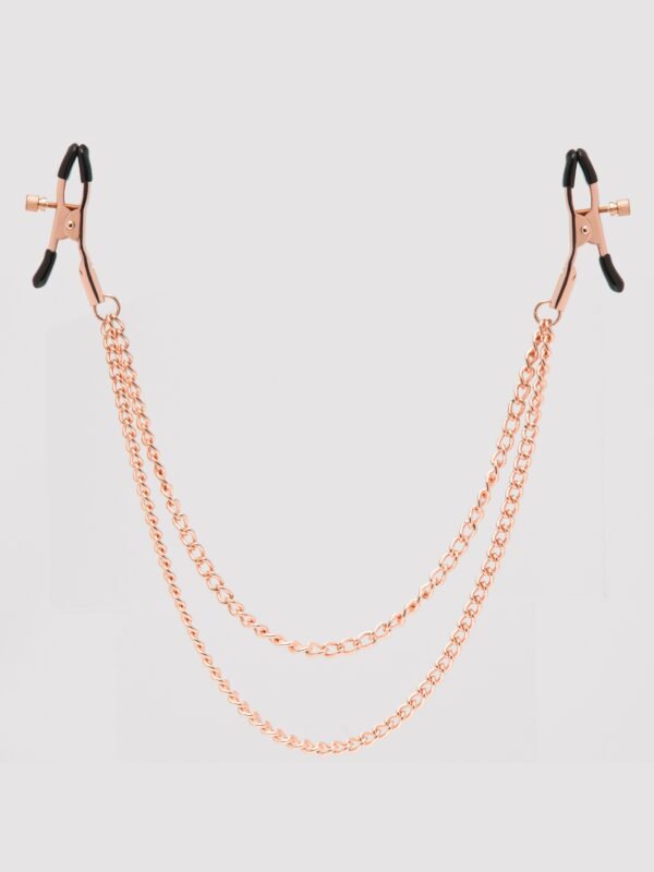 54476_1 Entice Tiered Intimate Rose Gold Nipple Clamps