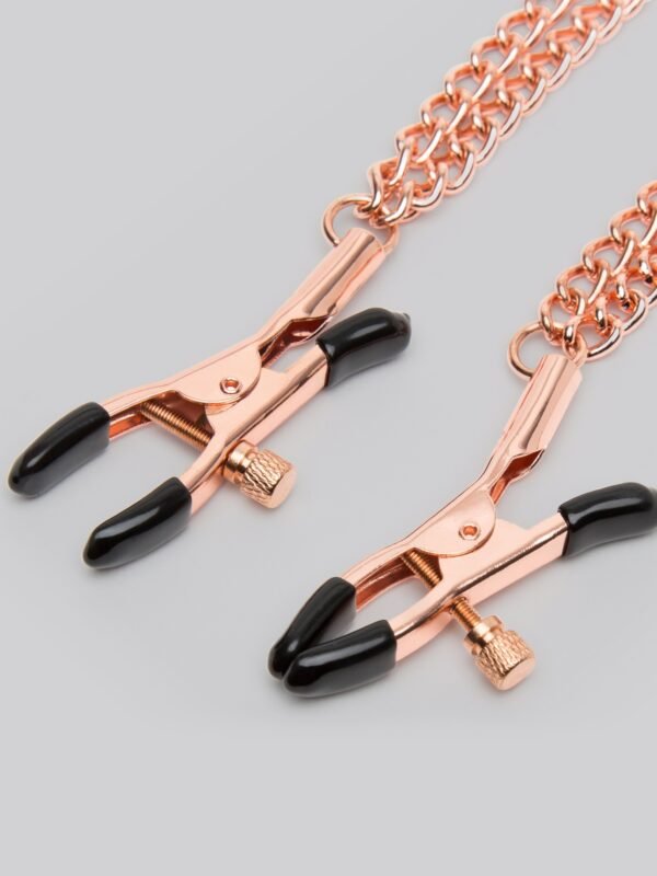 54476_2 Entice Tiered Intimate Rose Gold Nipple Clamps