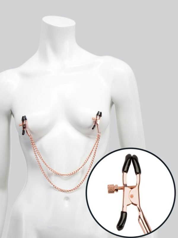 54476_3 Entice Tiered Intimate Rose Gold Nipple Clamps