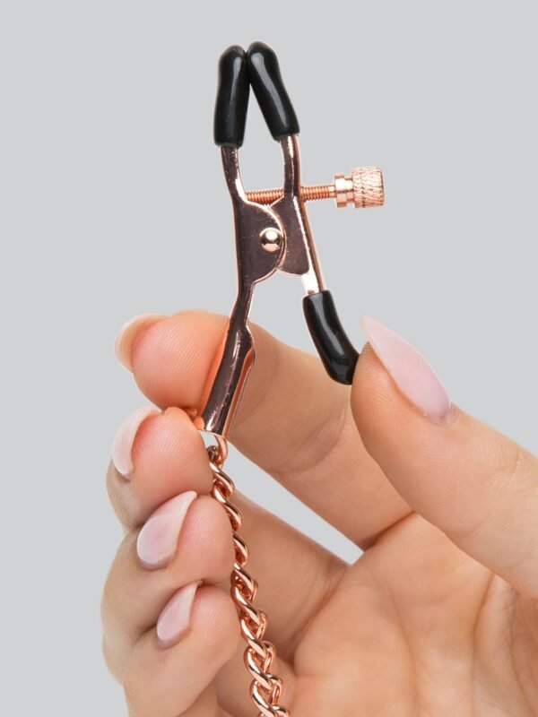 54476_4 Entice Tiered Intimate Rose Gold Nipple Clamps