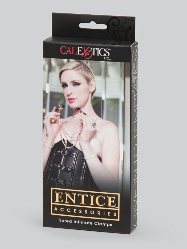 54476_5 Entice Tiered Intimate Rose Gold Nipple Clamps