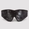 Bondage Boutique Black Rose Faux Fur Lined Blindfold