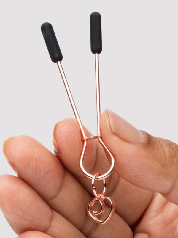 81919_3 Bondage Boutique Rose Gold Adjustable Nipple Clamps