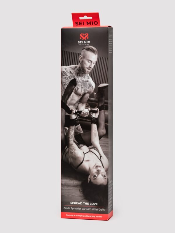 SEI MIO Spread the Love Ankle Spreader Bar with Wrist Cuffs