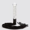 Icicles No 38 Glass Dildo with Leather Flogger