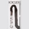 Icicles No 38 Glass Dildo with Leather Flogger