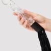 Icicles No 38 Glass Dildo with Leather Flogger