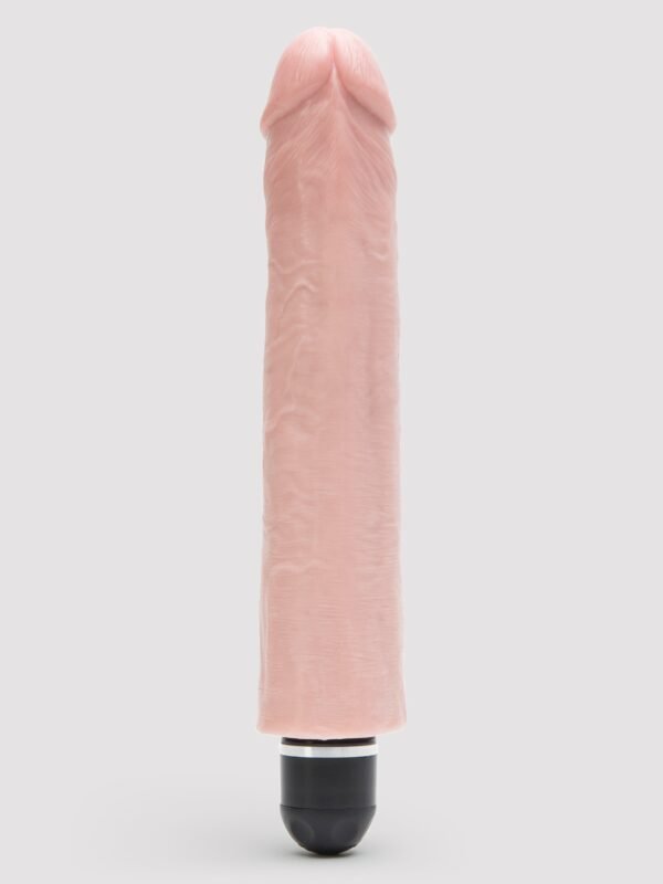 King Cock Extra Quiet Realistic Dildo Vibrator 10 Inch