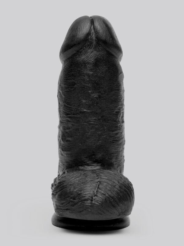 King Cock Mega Chubby Realistic Black Suction Cup Dildo 7 Inch