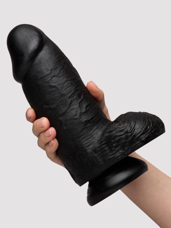 King Cock Mega Chubby Realistic Black Suction Cup Dildo 7 Inch