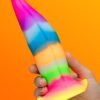Creature Cocks Kiss Tongue Glow-In-The-Dark Silicone Dildo