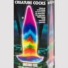 Creature Cocks Kiss Tongue Glow-In-The-Dark Silicone Dildo
