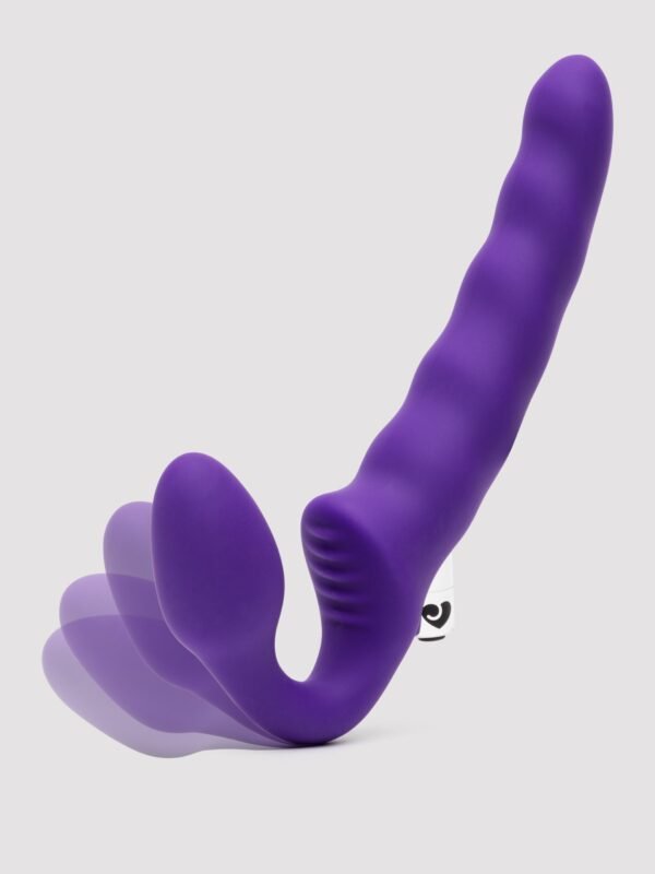 a44359g86372_2 Lovehoney Deep Dive Posable Rechargeable Vibrating Strapless Strap-On