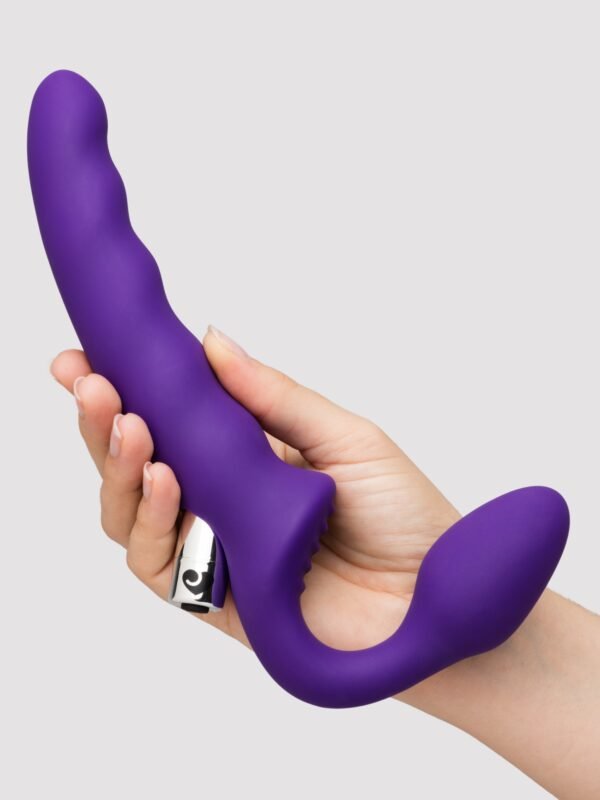 a44359g86372_5 Lovehoney Deep Dive Posable Rechargeable Vibrating Strapless Strap-On