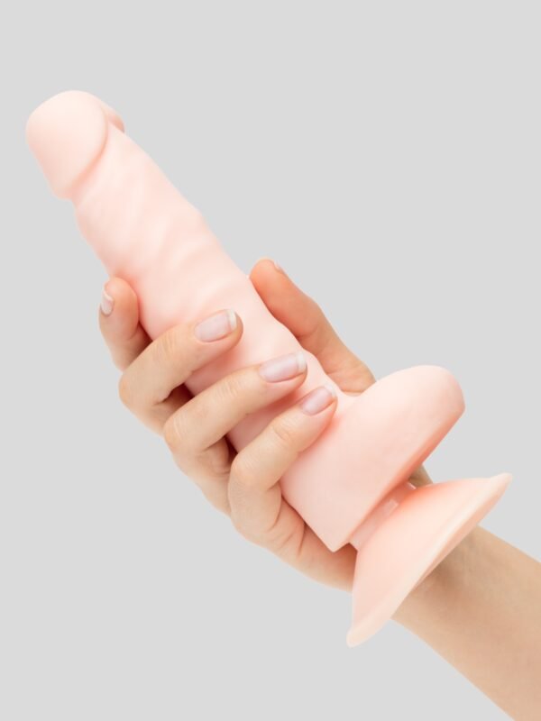 a45267g81593_4 Lifelike Lover Classic Dual-Density Dildo with Moving Foreskin 8 Inch