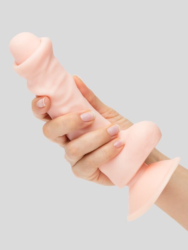 a45267g81593_5 Lifelike Lover Classic Dual-Density Dildo with Moving Foreskin 8 Inch