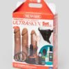 a47365g84886_6 Doc Johnson Vac-U-Lock Vibrating Dual-Density Ultraskyn Harness Set (Flesh Tan)