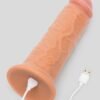King Cock Elite Dual-Density Vibrating Realistic Dildo Flesh Tan 8 Inch