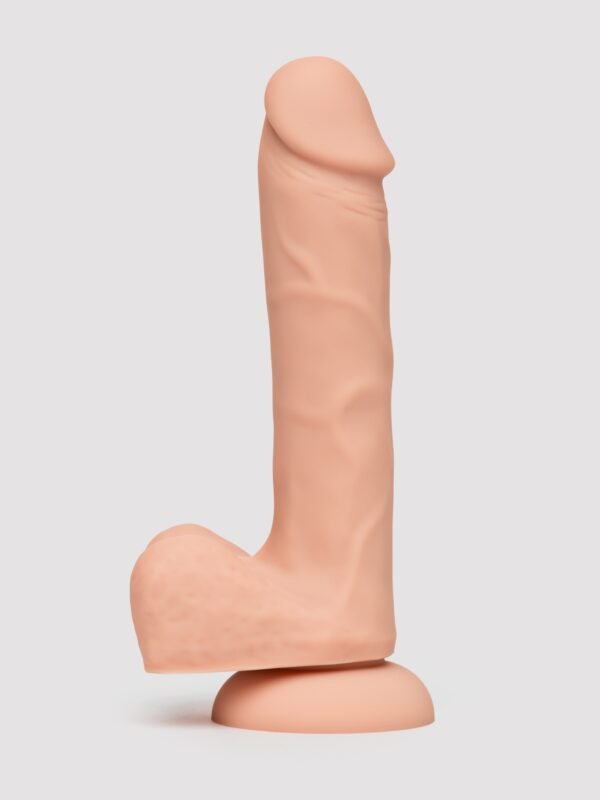 Lifelike Lover Classic Dual-Density Silicone Dildo with Balls 8 inch - Flesh Pink