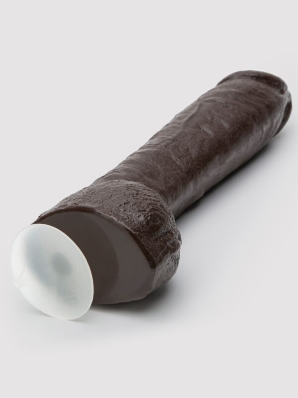 12107_3 Doc Johnson Bam Black Realistic Vac-U-Lock Large Cock 10.5 Inch
