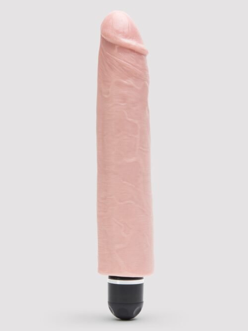 King Cock Extra Quiet Realistic Dildo Vibrator 10 Inch