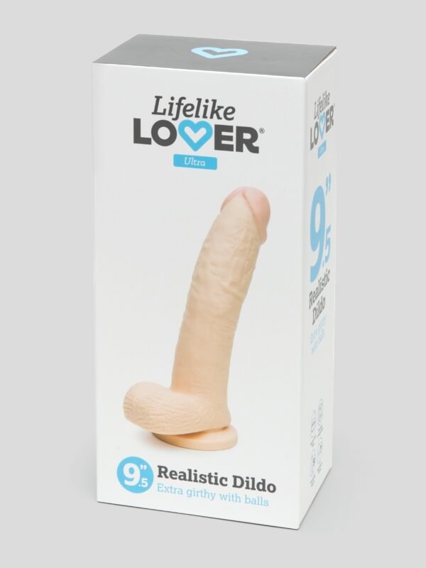 Lifelike Lover Ultra Realistic Ballsy Dildo 9.5 Inch
