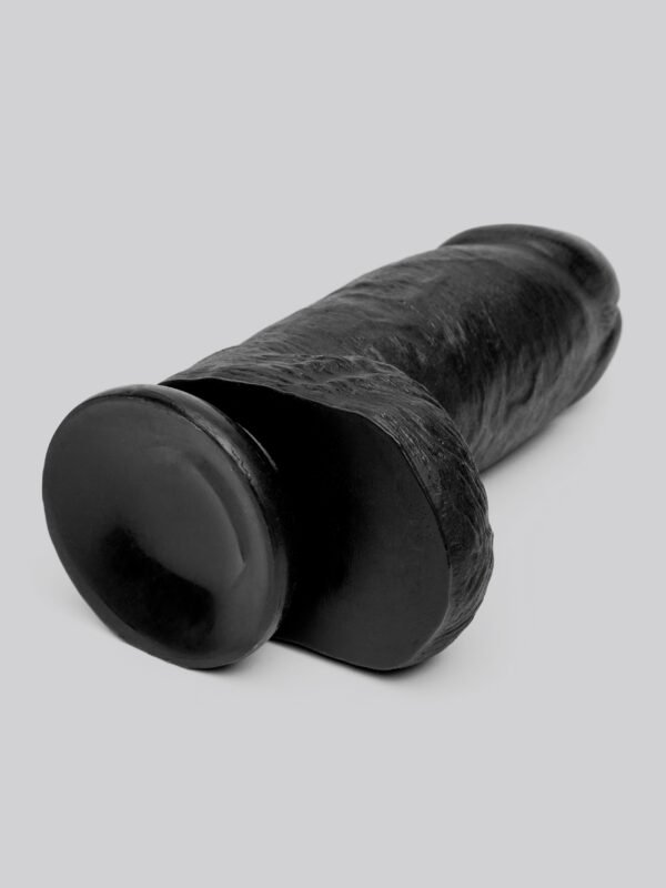 King Cock Mega Chubby Realistic Black Suction Cup Dildo 7 Inch