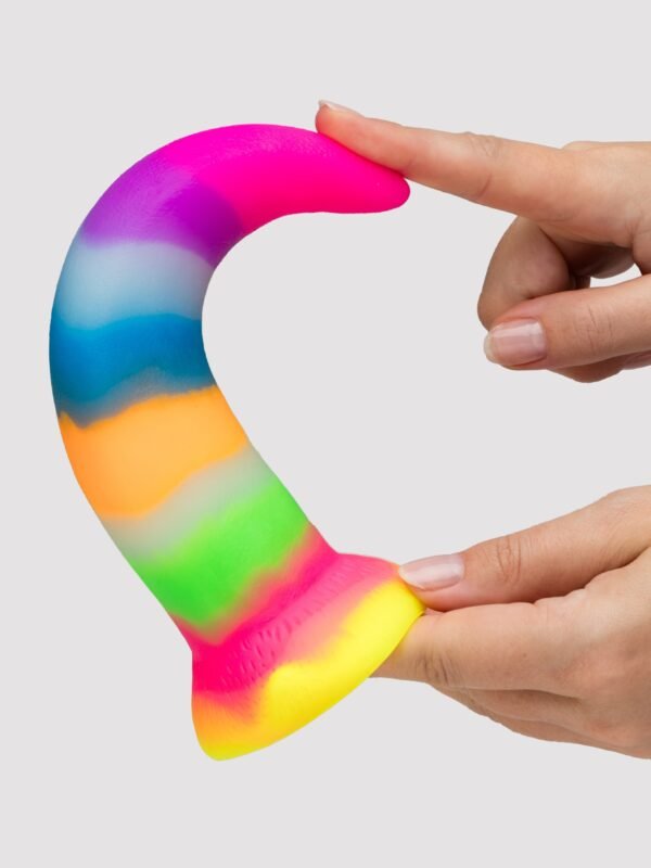Creature Cocks Kiss Tongue Glow-In-The-Dark Silicone Dildo