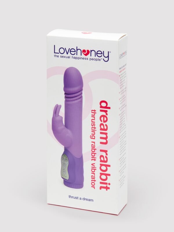 Lovehoney Dream Rabbit Rechargeable Silicone Thrusting Rabbit Vibrator