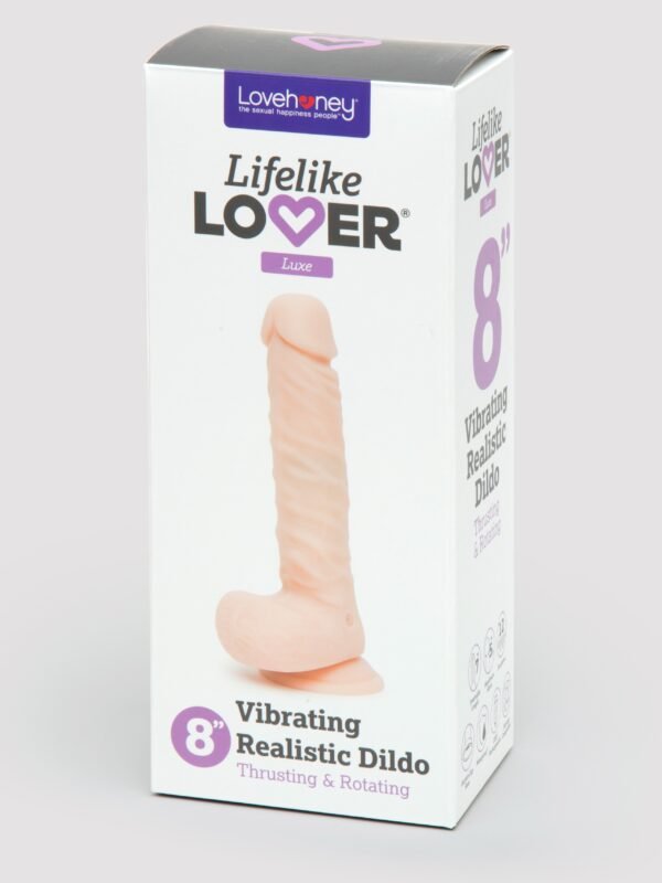 Lifelike Lover Luxe Thrusting and Rotating Dildo 8 Inch