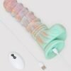 Fantasy Textured Remote Control Dildo Vibrator 8 Inch