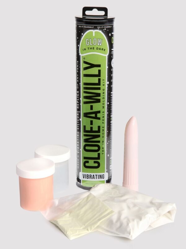 Clone-A-Willy Glow In The Dark Vibrator Molding Kit Green