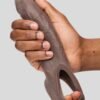 Lovehoney Real-Feel Penis Extender 1.5 Inch with Ball Loop - Flesh Brown