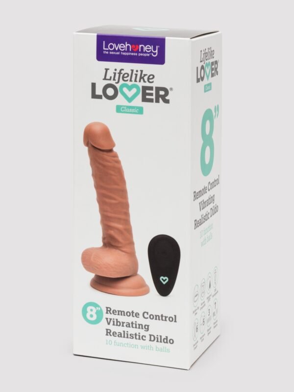 a40333g86980_5 Lifelike Lover Classic Remote Control Rechargeable Realistic Dildo 8 Inch