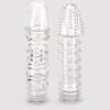 Lovehoney Twin Teasers Textured Penis Sleeves (2 Pack)
