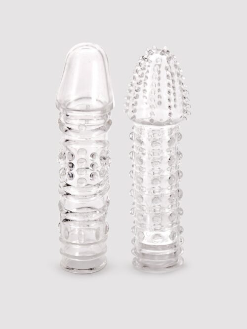Lovehoney Twin Teasers Textured Penis Sleeves (2 Pack)