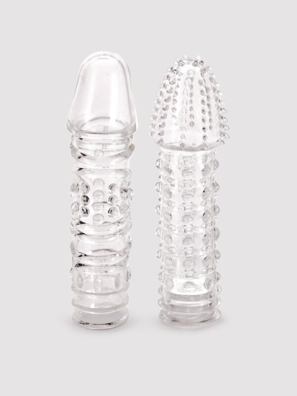 Lovehoney Twin Teasers Textured Penis Sleeves (2 Pack)