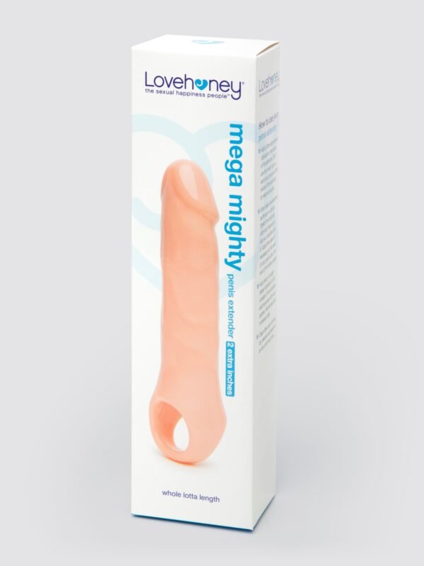 Lovehoney Mega Mighty Penis Extender with Ball Loop Flesh Pink