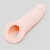 Lovehoney Real-Feel Penis Extender 1.5 Inch with Ball Loop - Flesh Pink