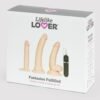 Lifelike Lover Realistic Pleasures Strap-On Dildo Kit (8 Piece)