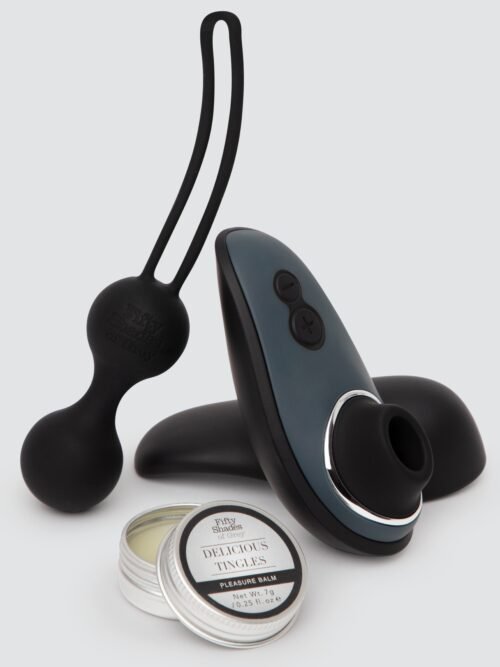 Fifty Shades of Grey X Womanizer Desire Blooms Gift Set (3 Piece)